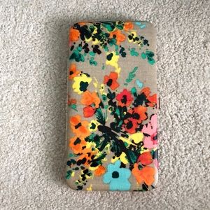Floral Hard-Shelled Wallet